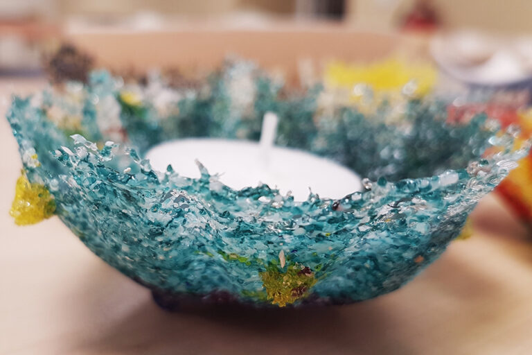 pate de verre_laste klaasiring_Qpeale laste kunstiring Kiilis_Qpeale