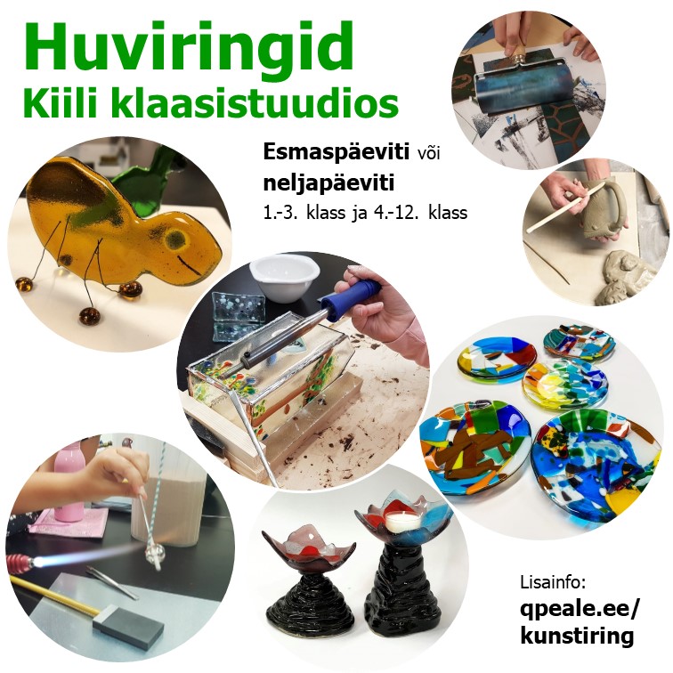 Huviringid Kiili klaasistuudios